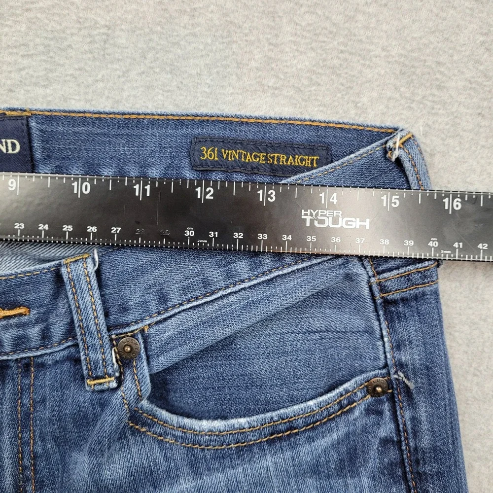 Lucky Brand‎ 361 Vintage Straight Jeans Mens 31x32 Blue Medium Wash Denim